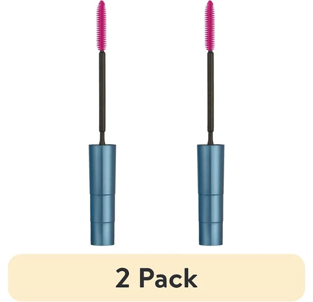 (2 pack) L'Oreal Paris Telescopic Waterproof Mascara, Black, Size: 0.24 fl oz
