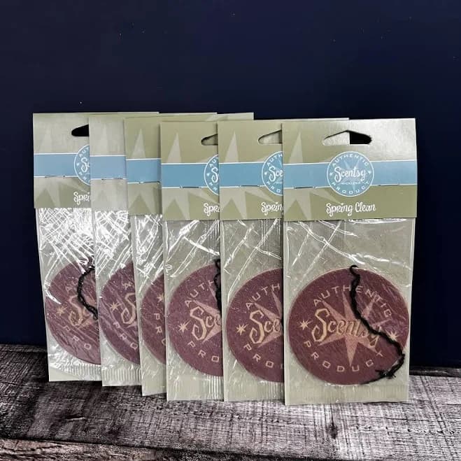 Scentsy Scent Circle Air Freshner Spring Clean 6 Pack