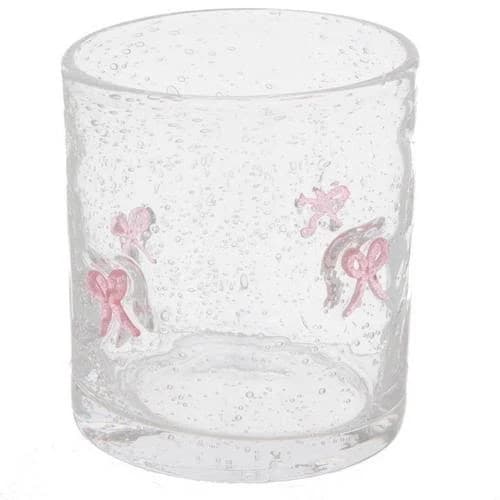 Pink Bows Icon Glass