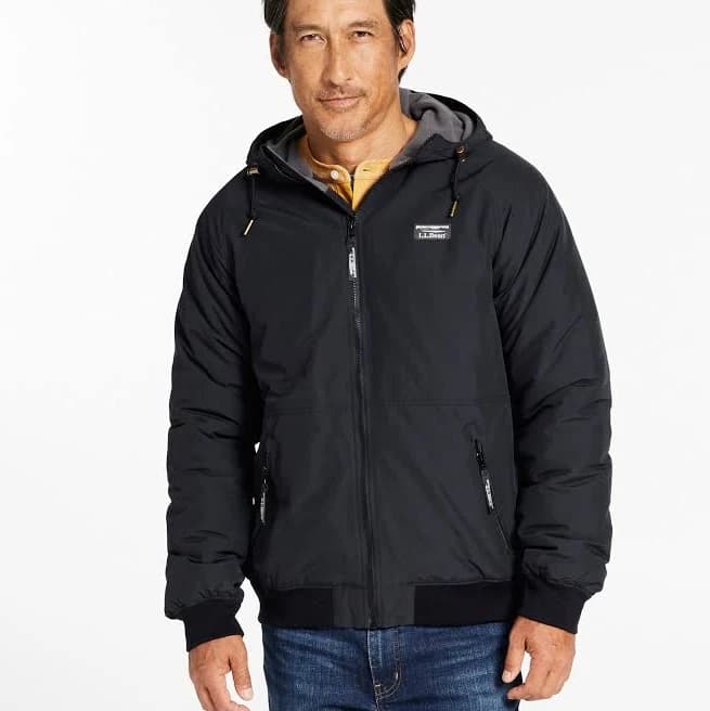 Men's L.L.Bean Insulated 3-Season Bomber Hooded Jacket