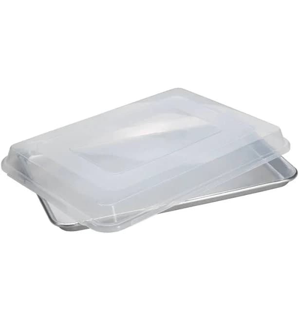 Nordic Ware Naturals Baker's Half Sheet Baking Pan with Storage Lid