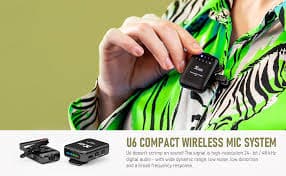 Amazon.com: Xvive U6 Wireless Lavalier Microphone System for DSLR Camera,Digital Camera,Smart Phone : Musical Instruments