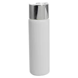 White HDPE Plastic Bullet Bottle