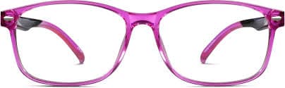 Purple Rectangle Glasses #245017 | Zenni Optical