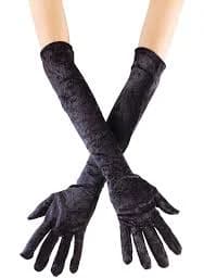 Women's Velvet Long Gloves