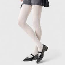 Anna-Kaci Women's Diamond Pattern Knit Tights with Stretch Fit Suitable Height 5'1-5'8 - White : Target