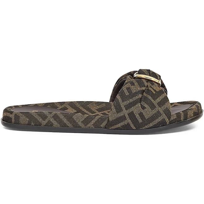 Fendi Women's Feel Knotted Slide Sandals