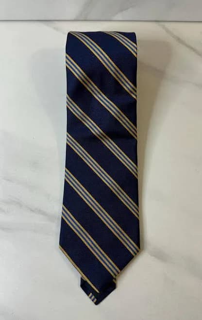 Brooks Brothers Classic Corpcore Diagonal Striped Silk Necktie