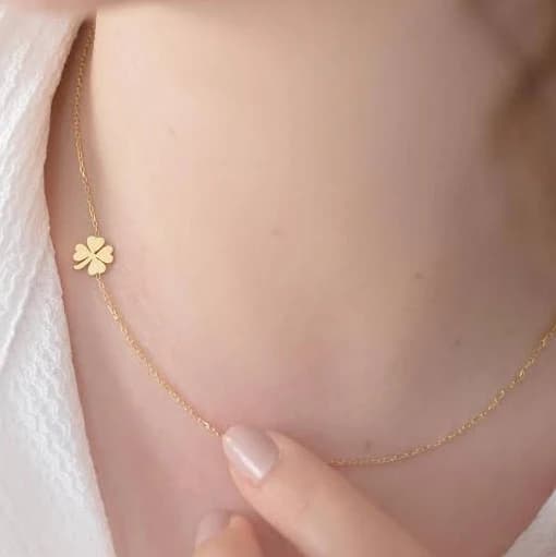 Clover Sideways Clover Necklace