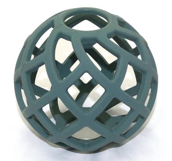 Eco-Friendly Silicone Teether Ball in Ocean Blue – Sustainable Baby Teething Toy