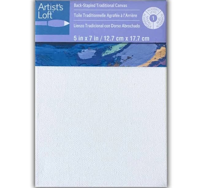 Artist's Loft Level 1 Back Stapled Canvas
