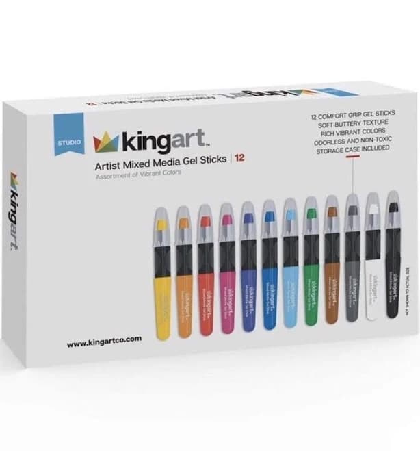 Kingart Gel Stick Artist Mixed Media Watercolor Markers