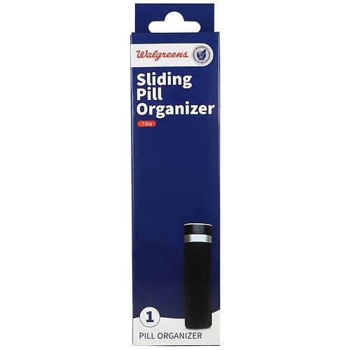 Walgreens Sliding Pill Organizer