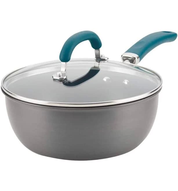 Rachael Ray Create Delicious 3-Quart Hard Anodized Aluminum Nonstick Everything Pan