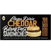Mason Dixie Biscuit Co. Cheddar Breakfast Sandwiches