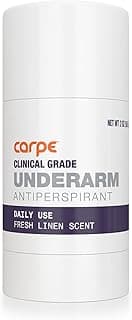 Clinical Strength Deodorant + Clinical Antiperspirant - Clinical Grade Solid Stick - Fresh Linen Scent - Combat Excessive Underarm Sweating - Great for Hyperhidrosis