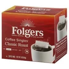 Folgers Coffee, Medium, Classic Roast, Bags