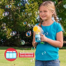 JOYIN 3 Bubble Gun Automatic Soap Bubble Machine with 3 Bubble Solutions for Children, Bubble Machine for Parties, Summer Toy, Outdoor and Indoor Activity, Easter: Buy Online at Best Price in UAE -