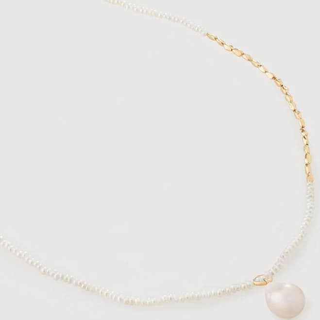 Monica Vinader Mini Pearl Necklace