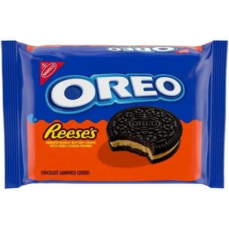 Oreo Reese's Peanut Buttery Creme Chocolate Sandwich Cookies