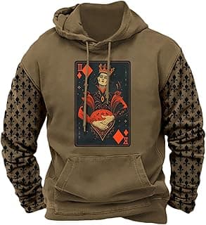 Aztec Cowboy Mens Hoodie Western Graphic Trendy Outfits Oversized Hooded Sweatshirt Tops Trendy