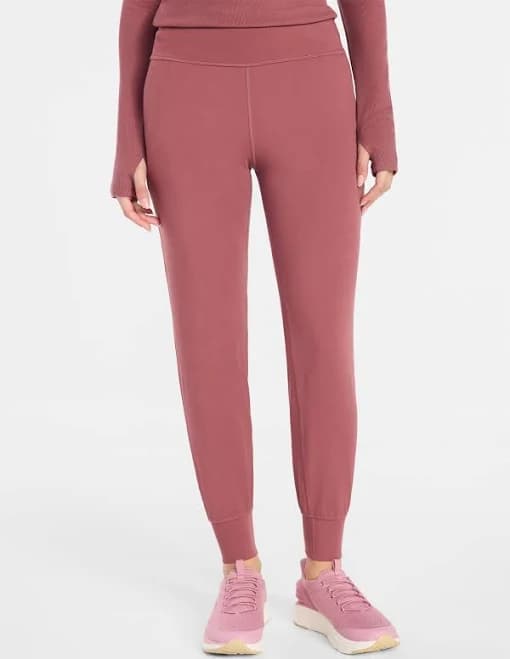 Avia Women's SoftSculpt High-Rise Joggers with Side Pockets
