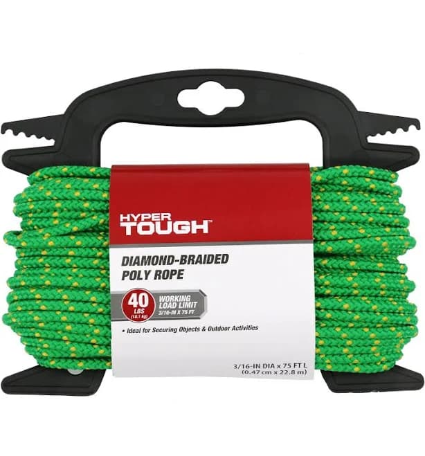 Hyper Tough Diamond Braided Polypropylene Rope