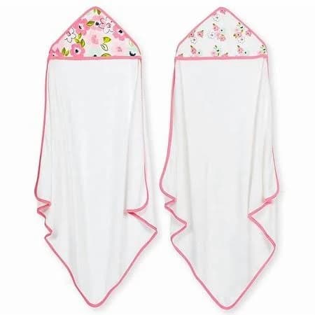 Just Born Blossom Hooded Towels