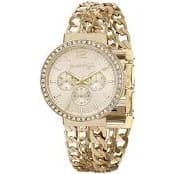 KENDALL + KYLIE Women's Triple Link Stainless Steel Analog Watch