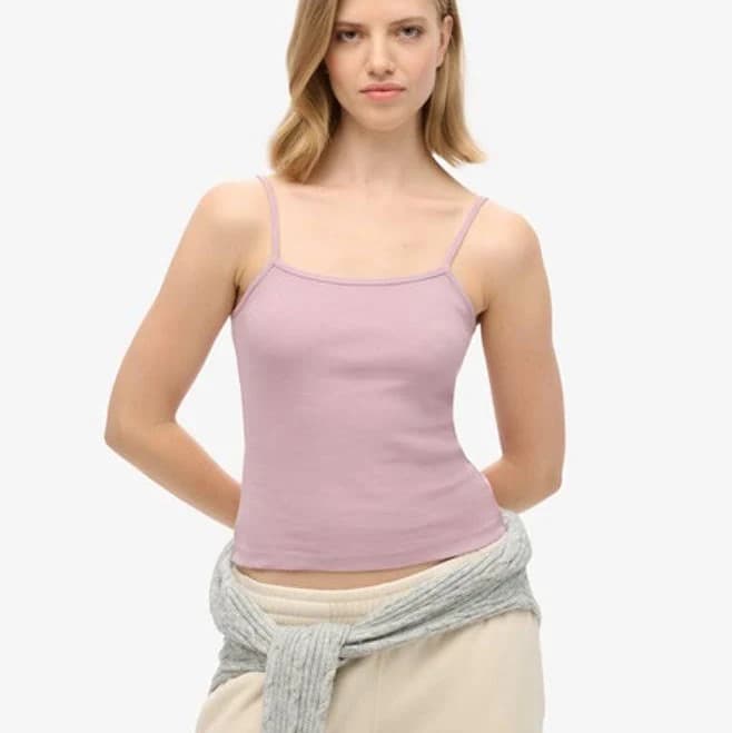 Superdry Women's Fine Rib Cami Vest Top