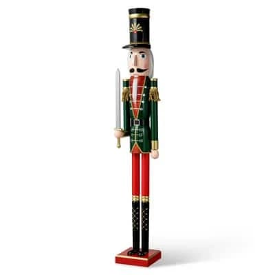 Glitzhome 42"H Wooden Christmas Soldier Nutcracker