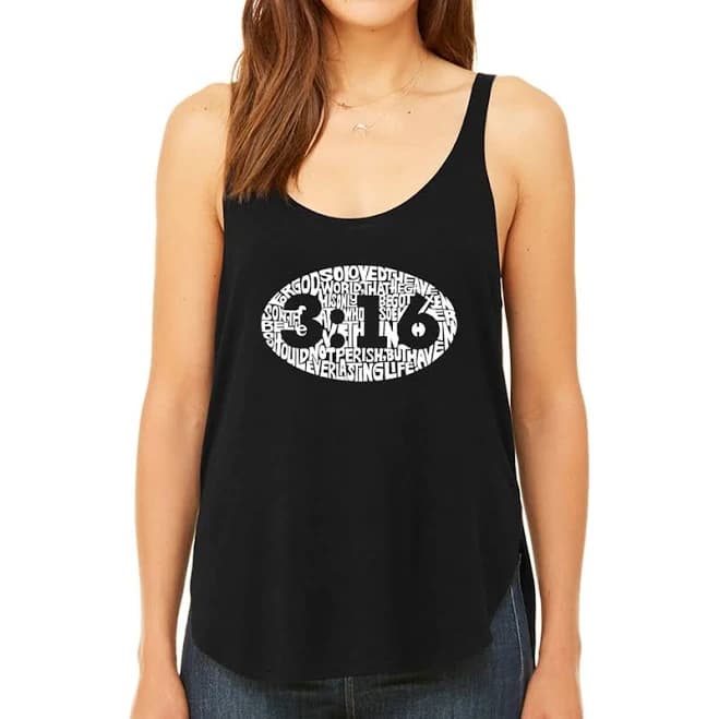 John 3:16 Women's Flowy Tank Top
