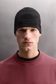 WOOL BLEND RUNNING BEANIE - Black | ZARA South Africa