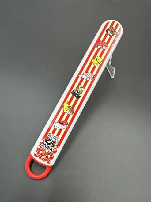 Sanrio Hello Kitty X Kura Sushi Chopsticks Set With Case Limited