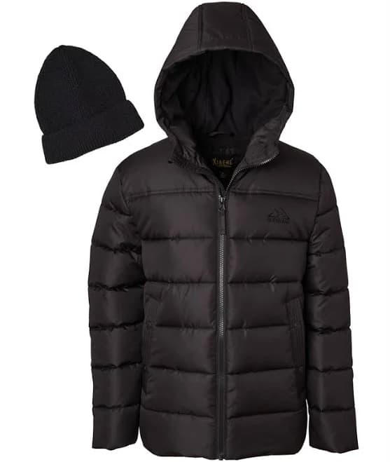 Ixtreme Toddler Boys Mini Puffer Jacket with Beanie