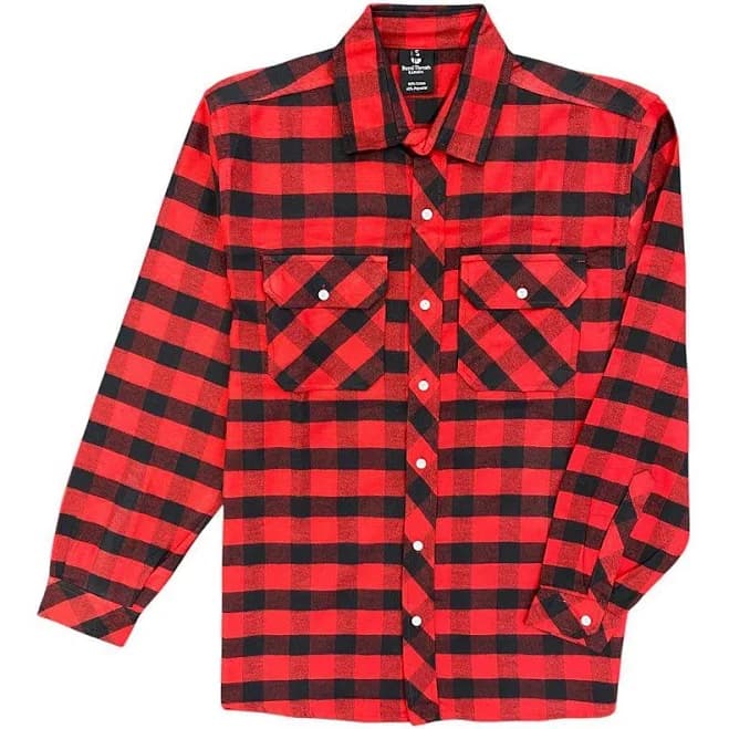 Men's Relaxed Fit Flannel Shirt