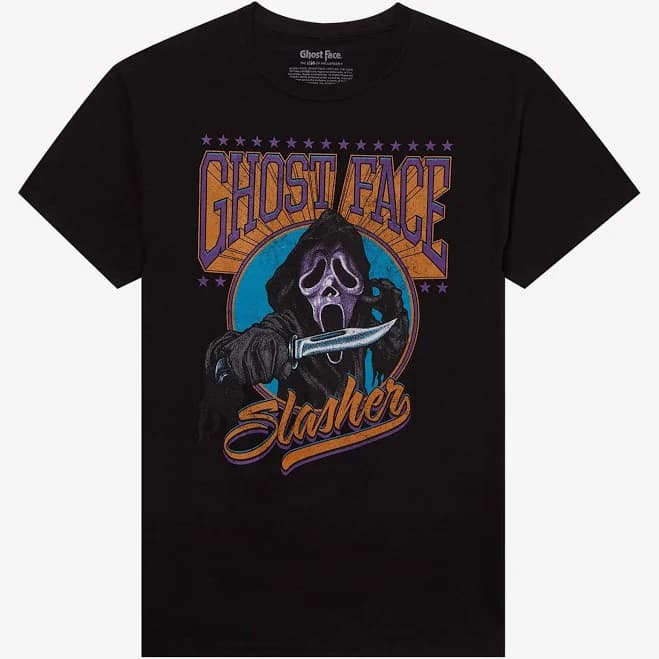Ghost Face Slasher Graphic T-Shirt