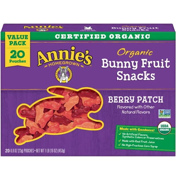 Annie's Organic Berry Patch Bunny Fruit Snacks