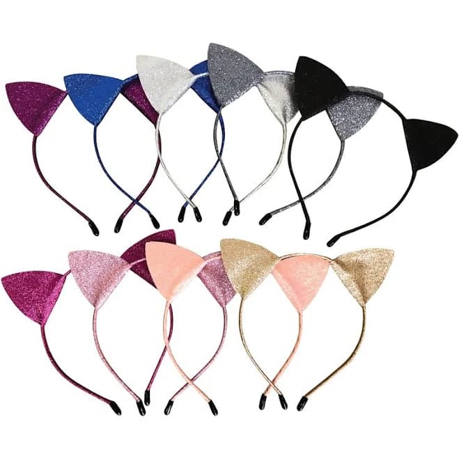 Sparkle Cat Ears Headband