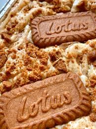 Lotus Biscoff Blondie Traybake, Swirled With Biscoff Spread, Biscoff Biscuits. Postal Blondies - Etsy