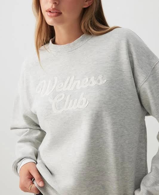 Ardene Women's Cotton/Polyester Graphic Crew Neck Sweatshirt