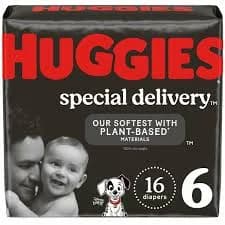 Huggies Special Delivery Hypoallergenic Fragrance Free Baby Diapers Size 6
