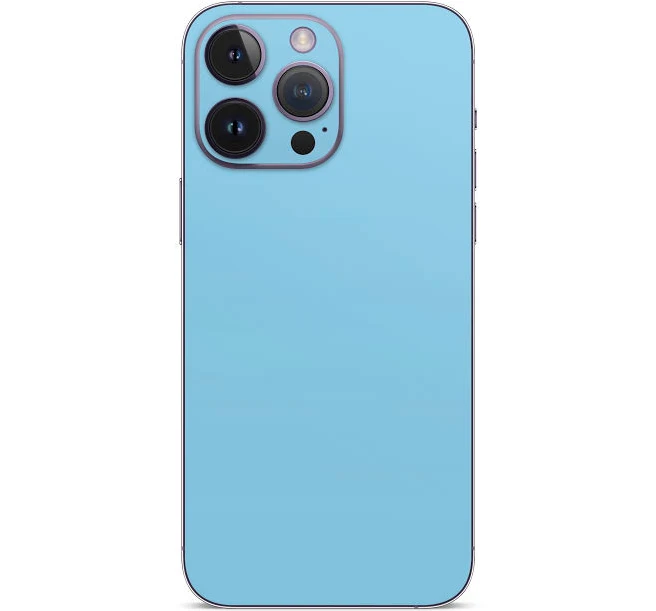Apple iPhone Sky Blue Skin, Apple iPhone 14 Pro Max / Skin + Case