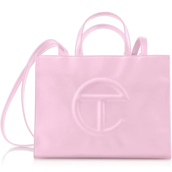 Telfar Bags Medium Navy Blue Shopping Bag