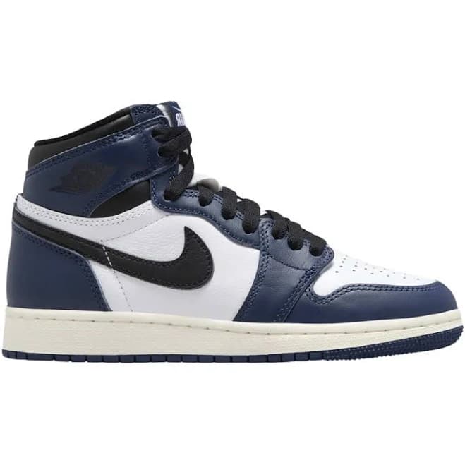 Air Jordan 1 High OG Retro 'Midnight Navy' Kids' Shoes