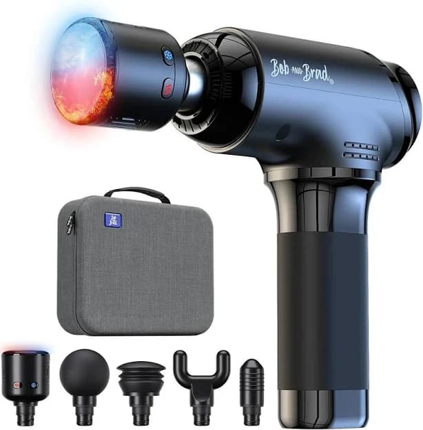 T2 Pro Heat & Cold Massage Gun for Muscle Pain Relief, Deep Tissue Percussion with 10mm Amplitude,