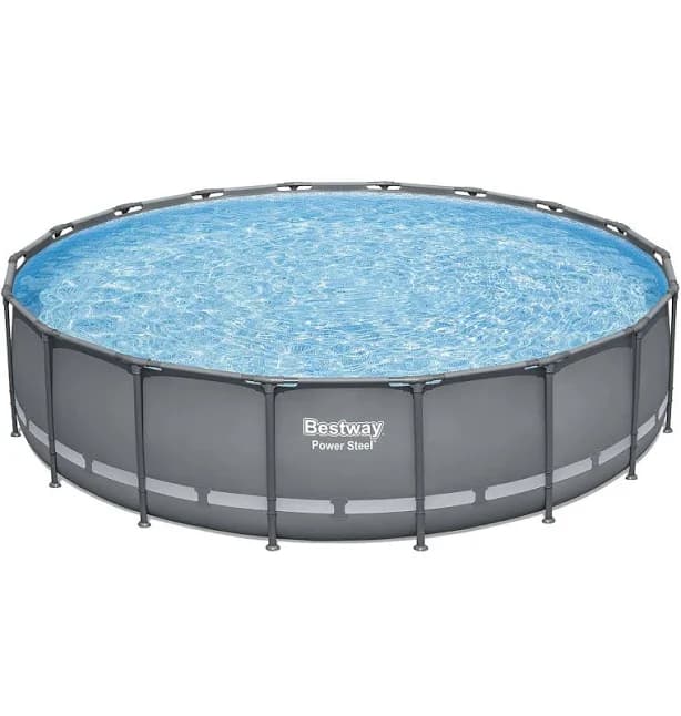 Bestway Power Steel 18’ x 48” Round Above Ground Pool Set