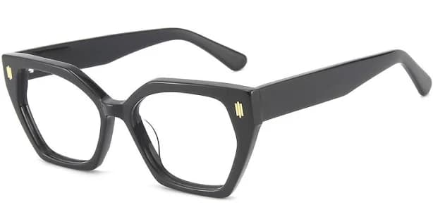 Firmoo Black Cat-eye Prescription Glasses Frame AC62908