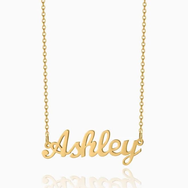 DORADO Custom Name Necklace Gold