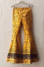 FP MART: Vintage: The Originals Printed Flare Jeans